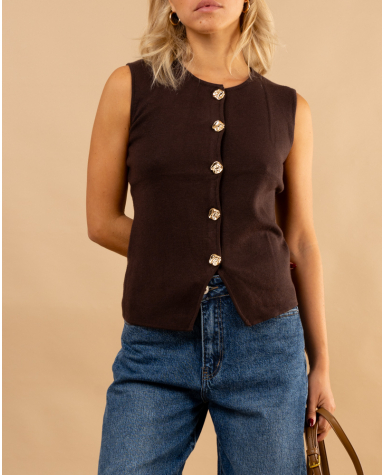 Gilet boutons