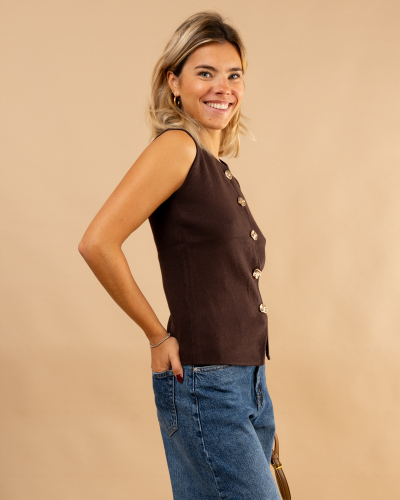 Gilet boutons