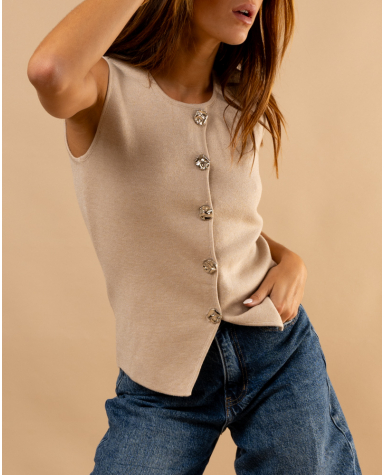 Gilet boutons