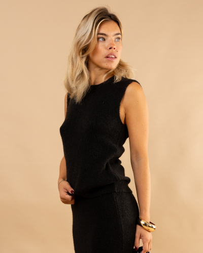 Pull cœur mohair