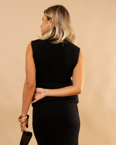 Pull cœur mohair