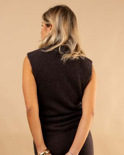 Pull cœur mohair