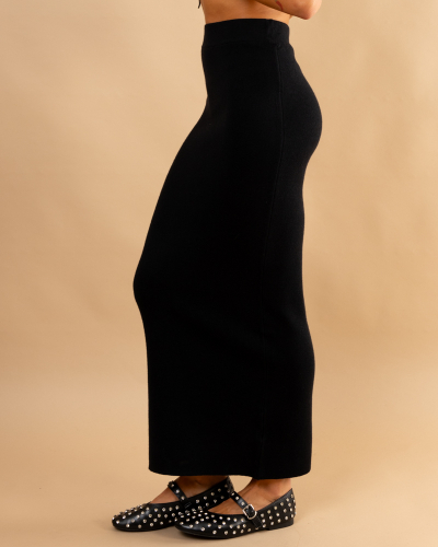 Jupe longue maille