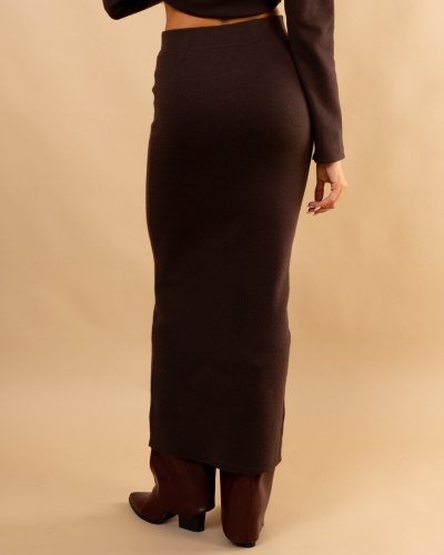 Jupe longue maille