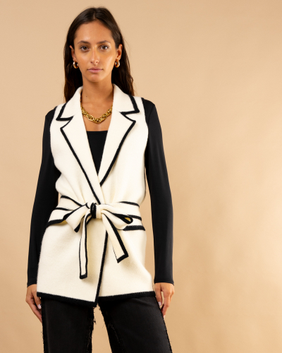 Gilet bicolore