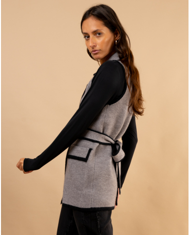 Gilet bicolore