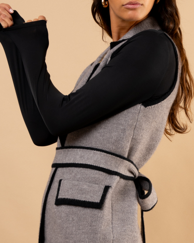 Gilet bicolore