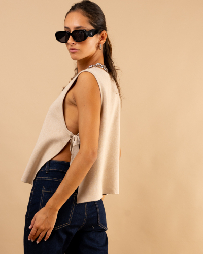 Gilet noeuds côtés