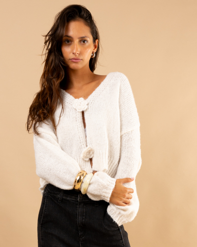 Gilet fleurs