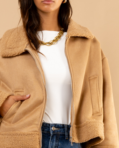 Veste bi matiere