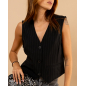 Gilet rayé