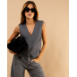 Gilet rayé