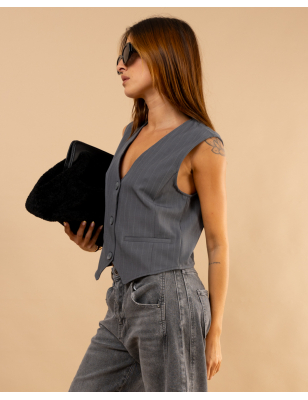 Gilet rayé