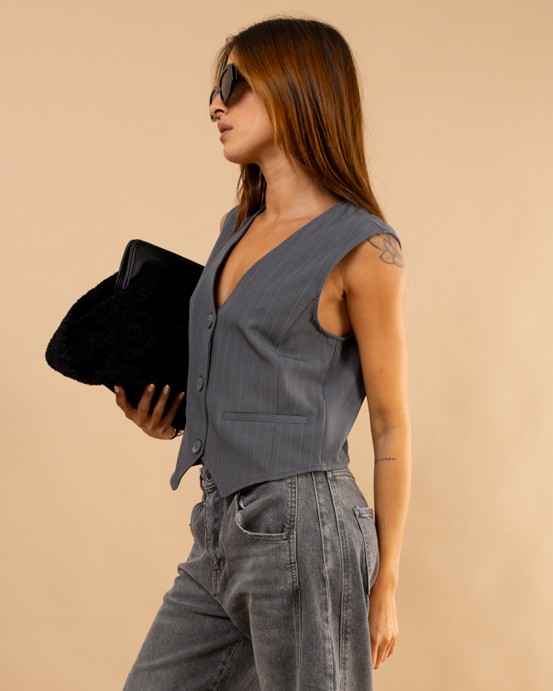 Gilet rayé