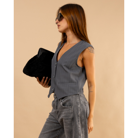 Gilet rayé