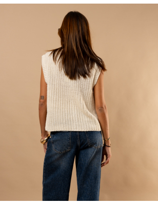 Gilet grosse maille