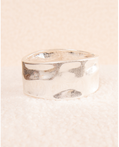 Bracelet large martelé