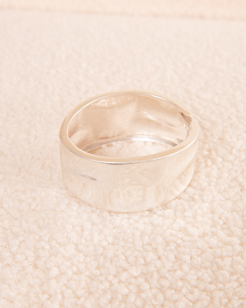 Bracelet large martelé