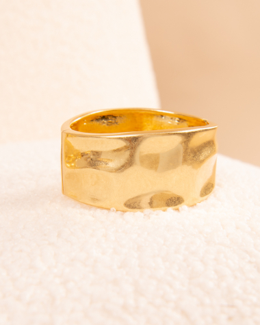 Bracelet large martelé