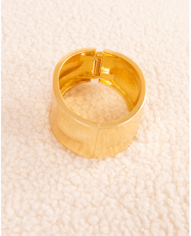 Bracelet large martelé