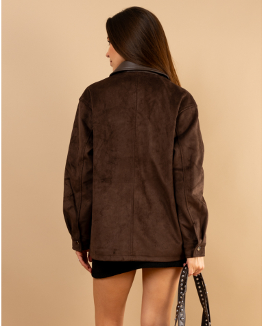 Veste en suédine