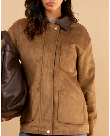 Veste en suédine