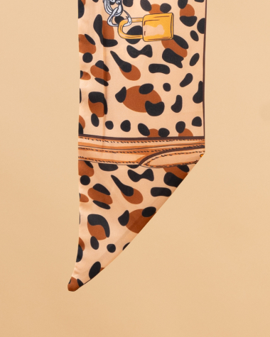 Foulard bandeau léopard