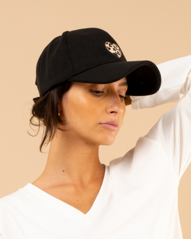 Casquette coeur léo