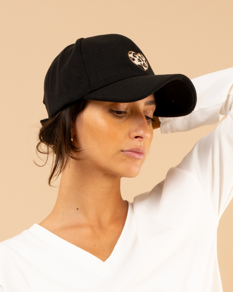 Casquette coeur léo