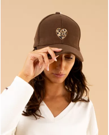 Casquette coeur léo