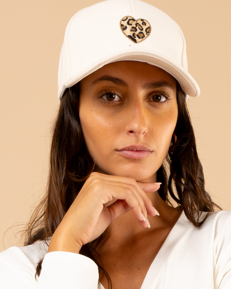 Casquette coeur léo