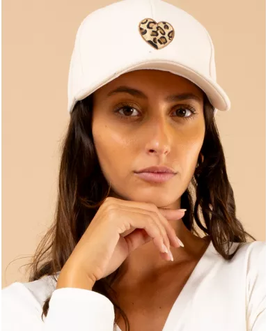 Casquette coeur léo