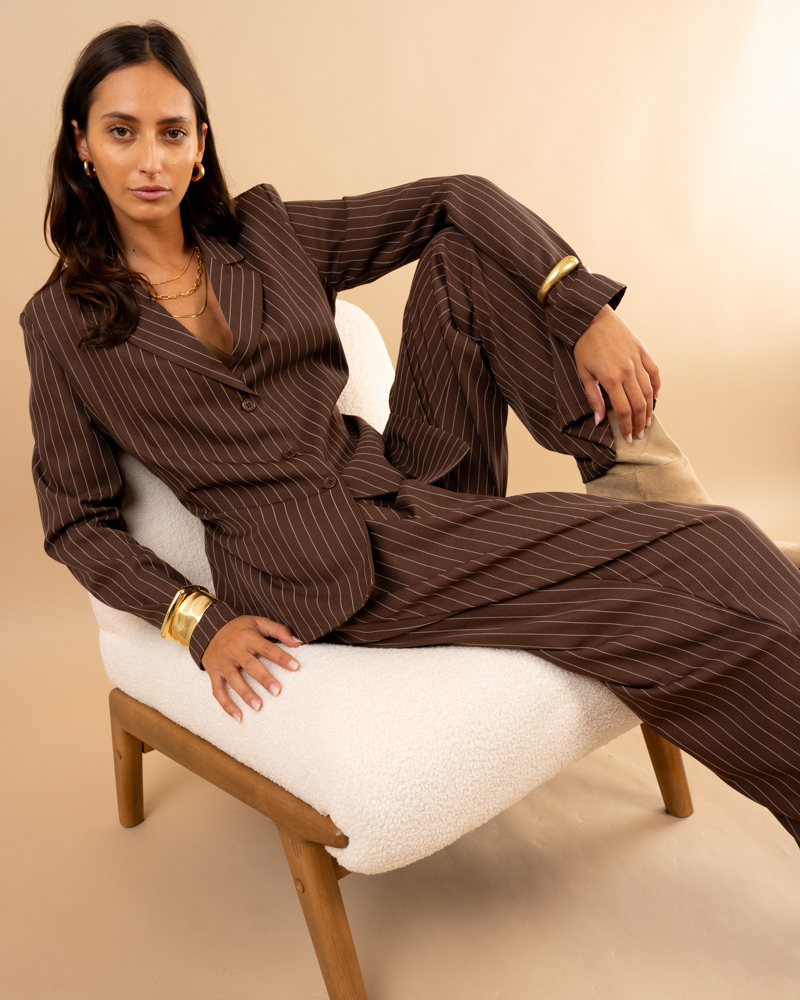 Pantalon rayures blake