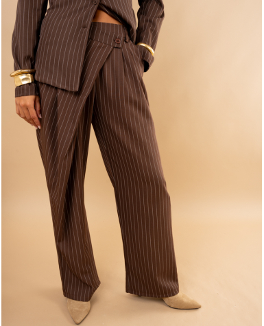 Pantalon rayures blake