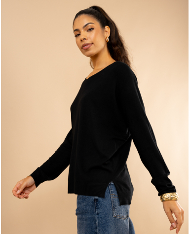 Pull col en v oversize