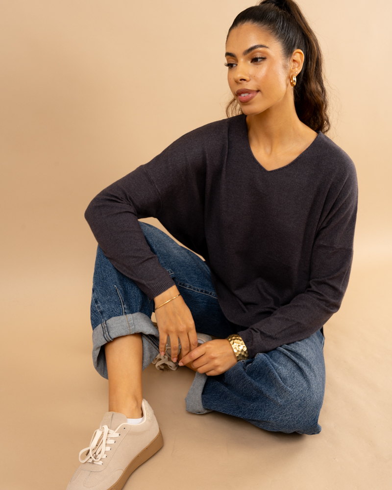 Pull col en v oversize