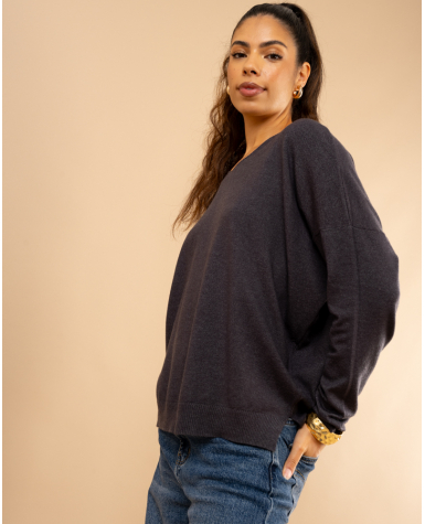 Pull col en v oversize