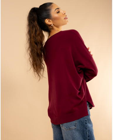 Pull col en v oversize