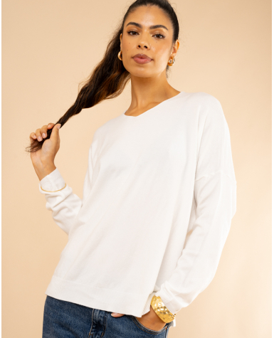 Pull col en v oversize