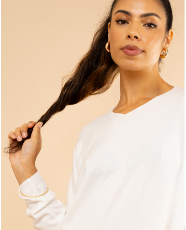 Pull col en v oversize