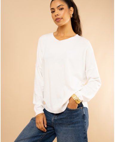 Pull col en v oversize