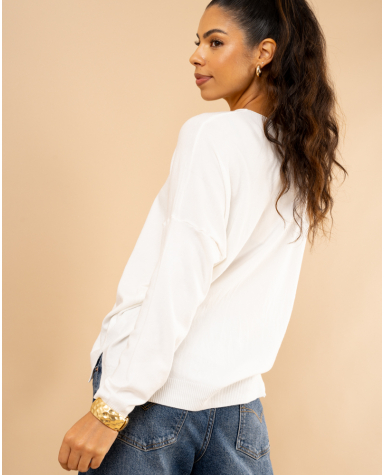 Pull col en v oversize