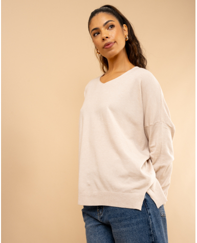 Pull col en v oversize
