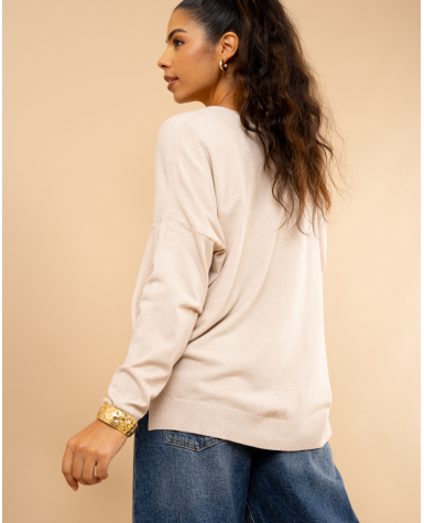 Pull col en v oversize