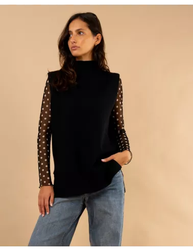 Pull sans manches
