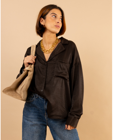 Chemise satinée