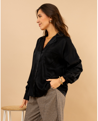 Chemise satinée