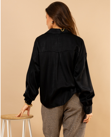 Chemise satinée
