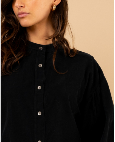 Chemise velours côtelée