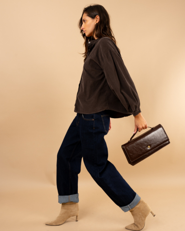 Chemise velours côtelée